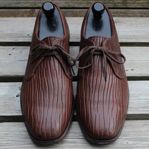 Dack's Brown “Baffin Seal” Leather Derby, Men's 10 Wide, Made in Canada, EUC - Picture 3 of 12